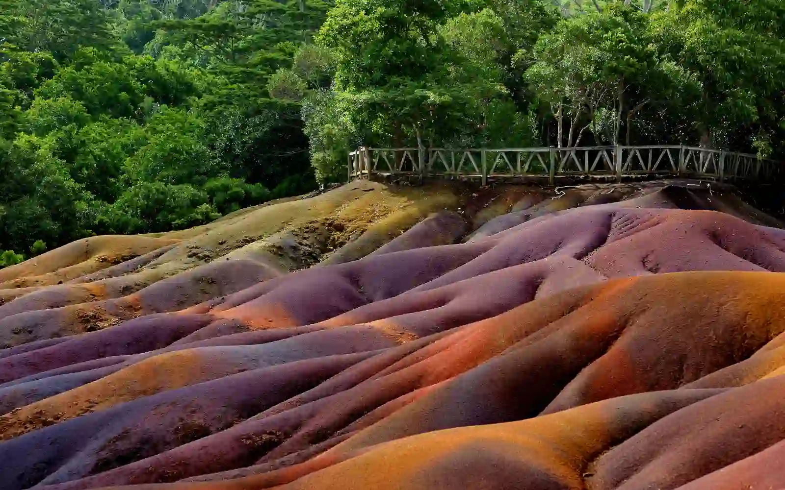 Le Terre dei Sette Colori di Chamarel a Mauritius
